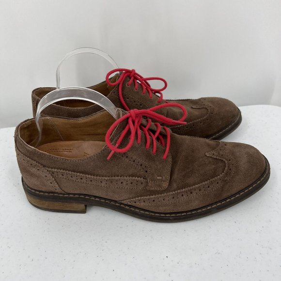 VIONIC Mens Bruno Wingtip Oxford Derby Size 11.5 US Brown Suede Leather Lace Up main image 6